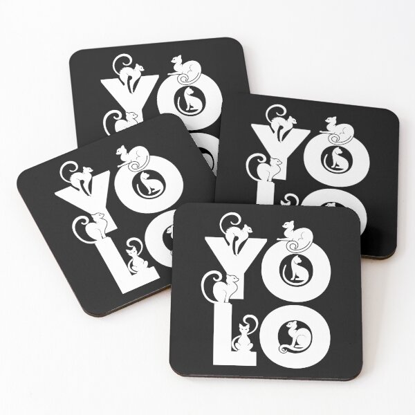 Item preview, Yolo | You Only Live Once Unless You're A Feline designed and sold by GravitiTees.