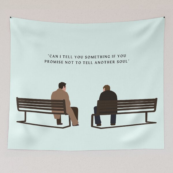 Item preview, The Bench Scene "Can I tell you something" designed and sold by tinyteacups.