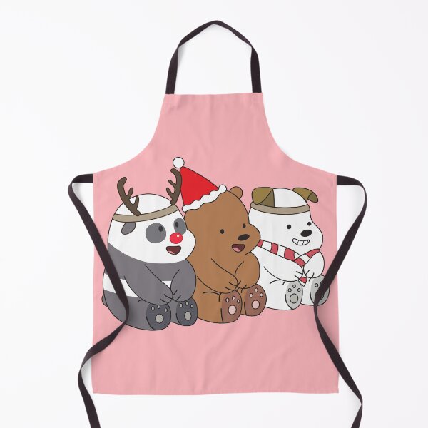 We Bare Bears Xmas Apron