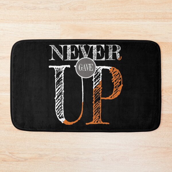 Item preview, NEVER GIVE UP designed and sold by Cotton vibe.