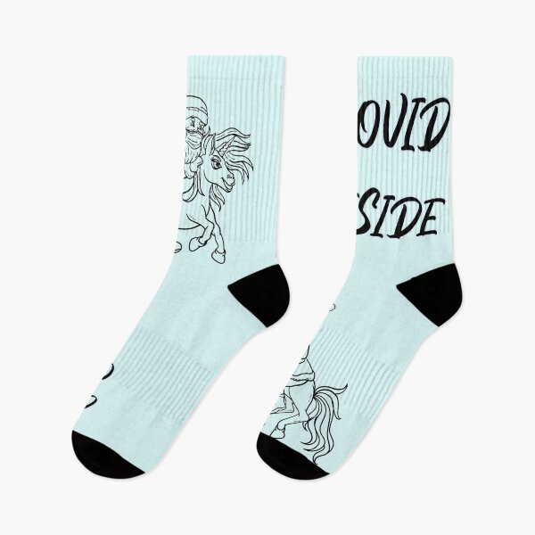 Item preview, It's Covid Outside Santa Riding a Unicorn For The Holiday Season. designed and sold by aventi24.