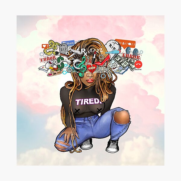 I'm Tired. Photographic Print