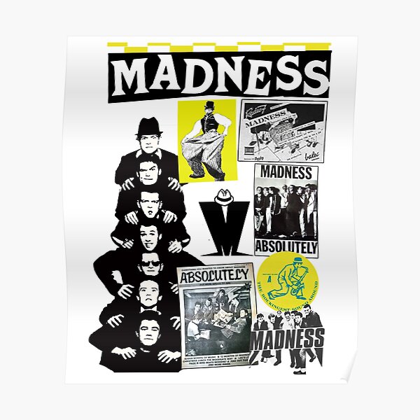 Madness Band Posters Redbubble