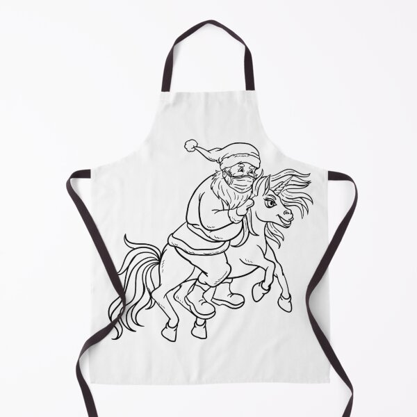 Item preview, Santa Riding Unicorn designed and sold by aventi24.