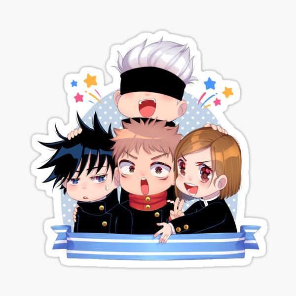 Jujutsu Kaisen Chibi Stickers | Redbubble