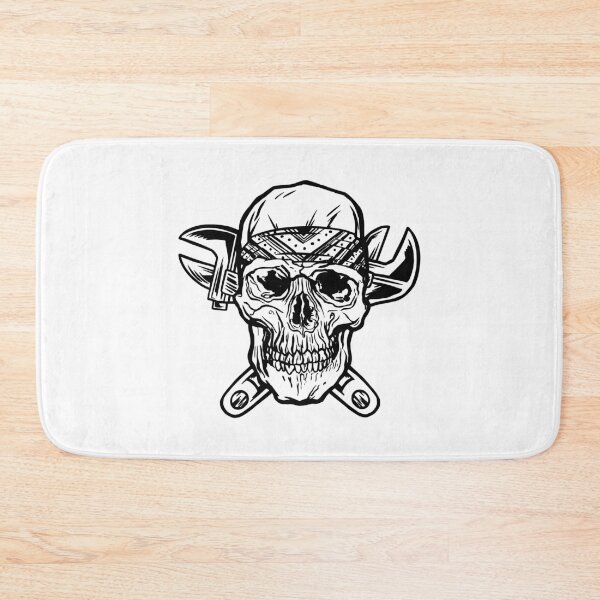 Item preview, Skull, motorcycling, mechanic designed and sold by DerSenat.