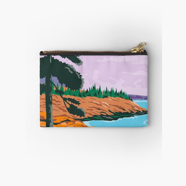 Item preview, Acadia National Park in Southwest of Bar Harbor Maine United States WPA Poster Art Color designed and sold by patrimonio.