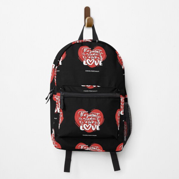 Item preview, The secret ingredient is always Love, Cheers, Prost, Saluti, red heart graphic designed and sold by BeebopGraphics.