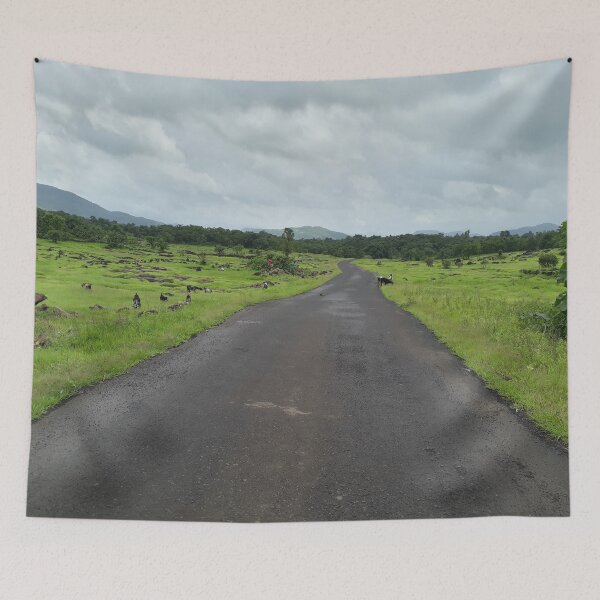 Item preview, Monsoon green Landscape designed and sold by PriyanDecor.