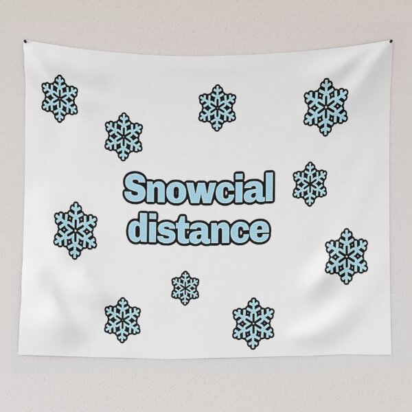 Artikelvorschau, Snowcial-Distanz entworfen und verkauft von NancyArtDesigns.