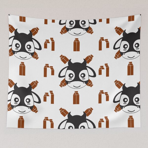 Item preview, Cute Funny Cow Black designed and sold by kyds.