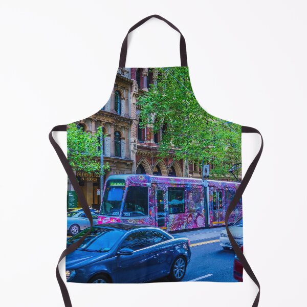 Item preview, Colourful Melbourne Tram on Collins Street, Melbourne designed and sold by Steven Jodoin.