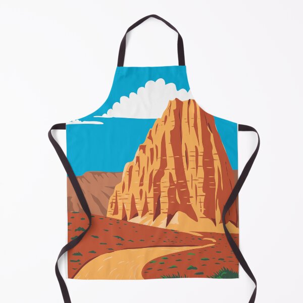 Item preview, Cathedral Valley Loop in Capitol Reef National Park South-Central Utah United States WPA Poster Art Color designed and sold by patrimonio.