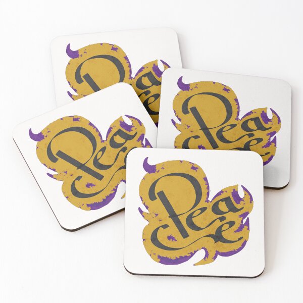 Item preview, Peace gold purple designed and sold by theinkypensieve.