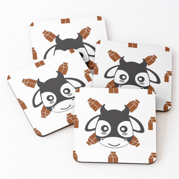 Item preview, Cute Funny Cow Black designed and sold by kyds.