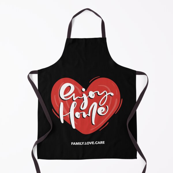 Item preview, Red heart graphic, Enjoy Home, Family, Love, care designed and sold by BeebopGraphics.