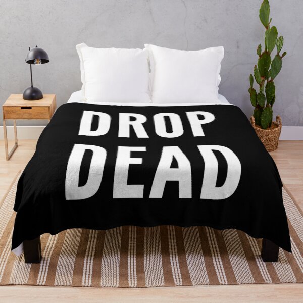 Item preview, Drop Dead - White Letter designed and sold by Voidorama.