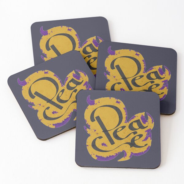 Item preview, Peace gold purple designed and sold by theinkypensieve.