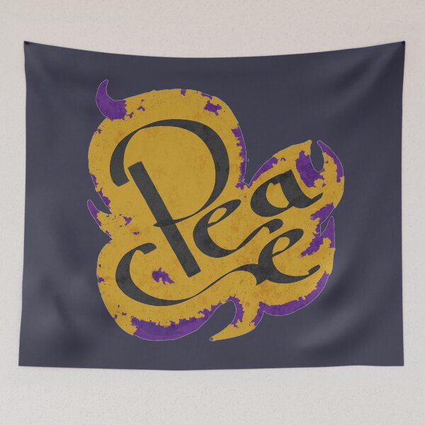 Item preview, Peace gold purple designed and sold by theinkypensieve.