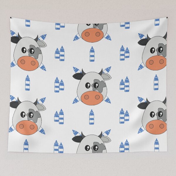 Item preview, Cute Funny Cow Blue2 designed and sold by kyds.