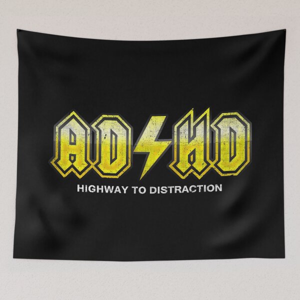 Item preview, ADHD HIGHWAY TO DISTRACTION designed and sold by SulkyWiser.