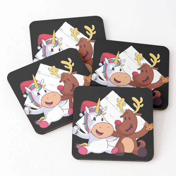 Item preview, Christmas Unicorn Reindeer Cute  designed and sold by TurtleDojo.