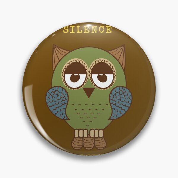 Item preview, Silence owl gowl designed and sold by MegDeRoyale.