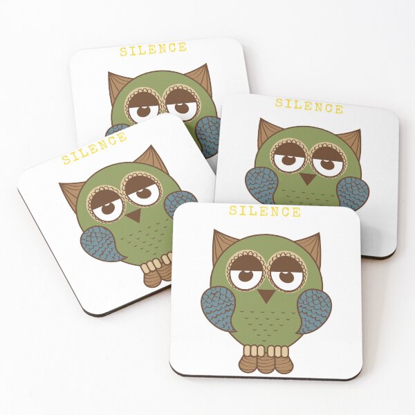 Item preview, Silence owl gowl designed and sold by MegDeRoyale.