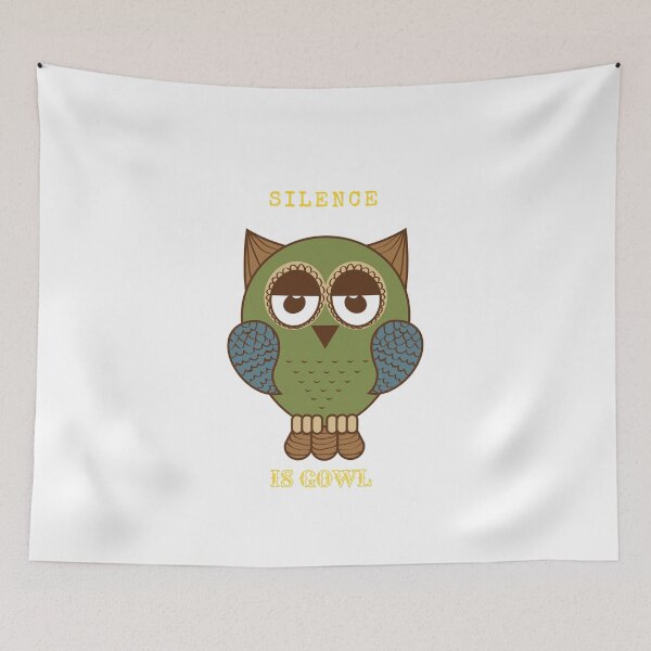 Item preview, Silence owl gowl designed and sold by MegDeRoyale.