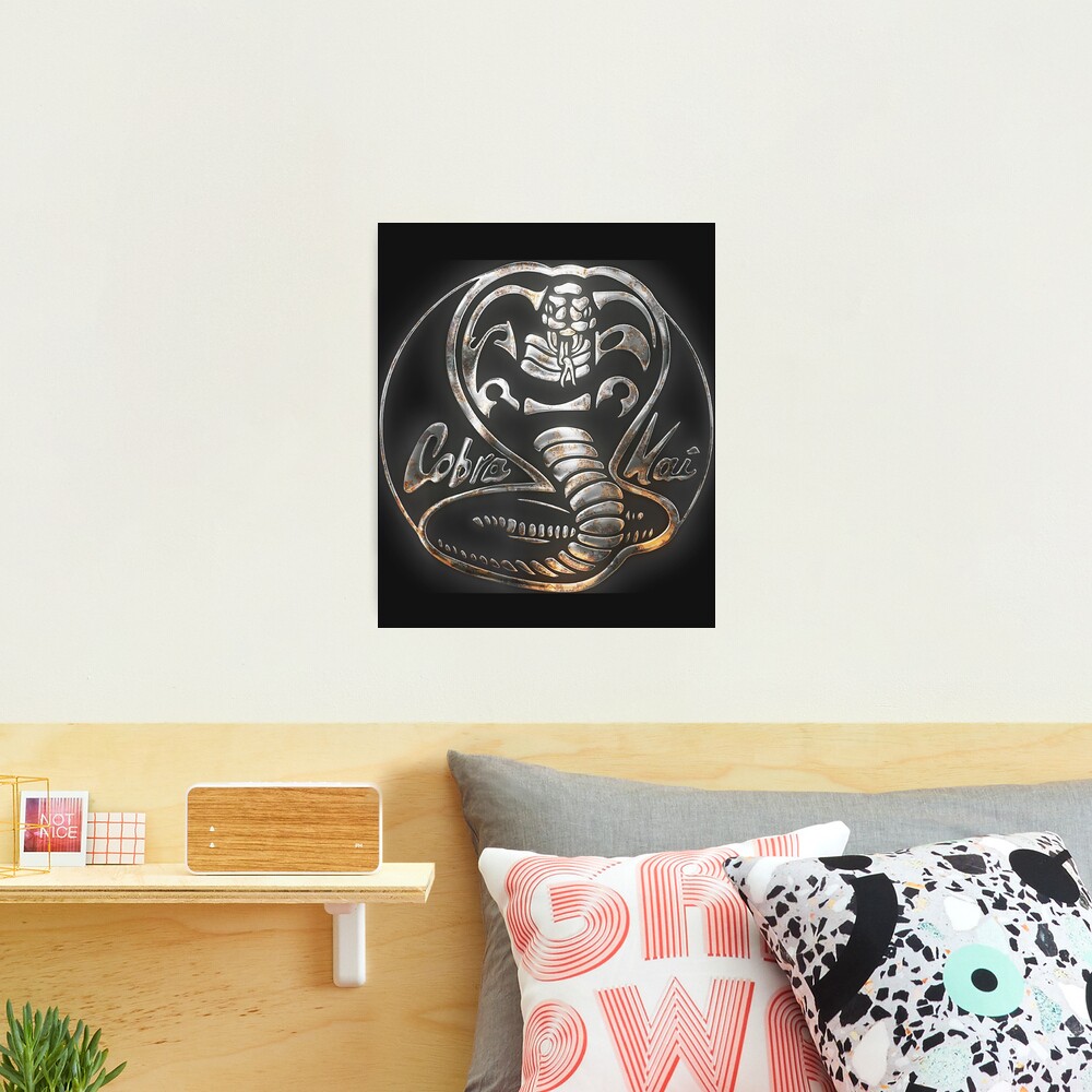 Cobra Kai Rusted Steel Snake Logo Premium T-Shirt Cobra Kai Rusted Steel Snake Logo Premium T-Shirt