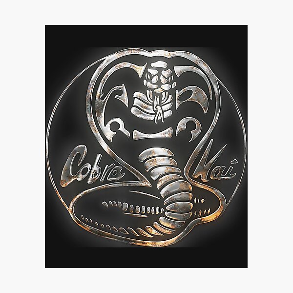 Item preview, Cobra Kai Rusted Sl Snake Logo Graphic  designed and sold by PanXuegang.
