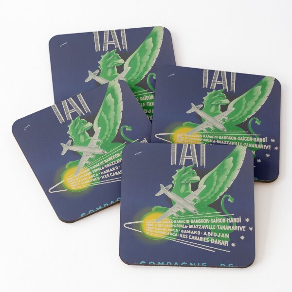 Item preview, retro classic Passagers Fret TAI poster designed and sold by CorasPosters.