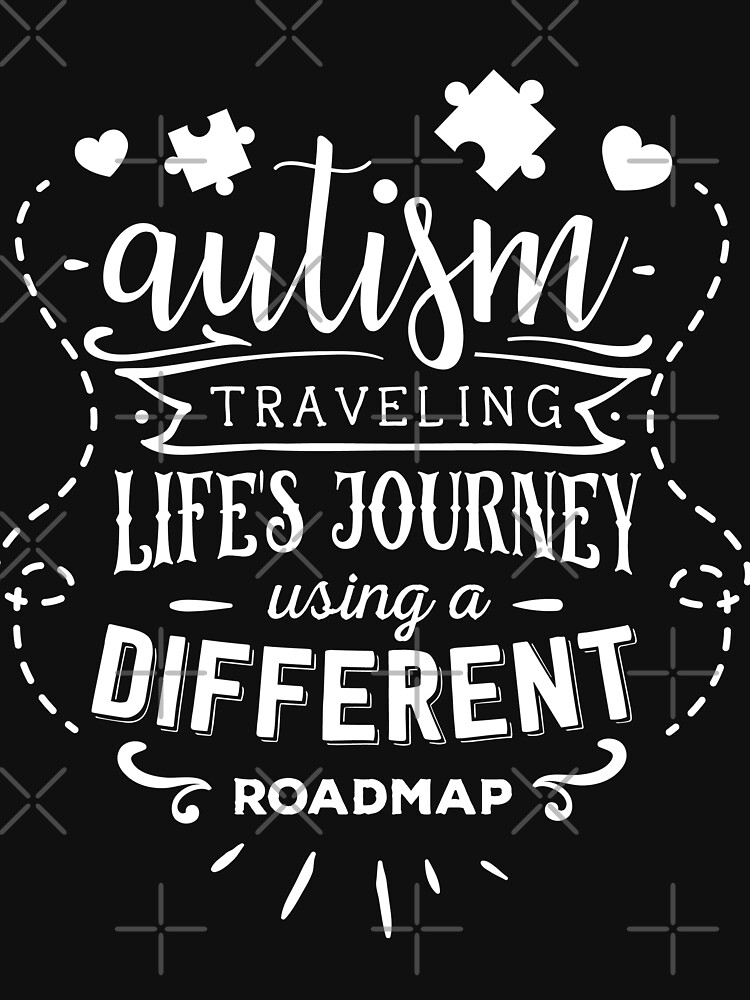 Autism Travel Life Using A Different Roadmap by NextLVLShirts