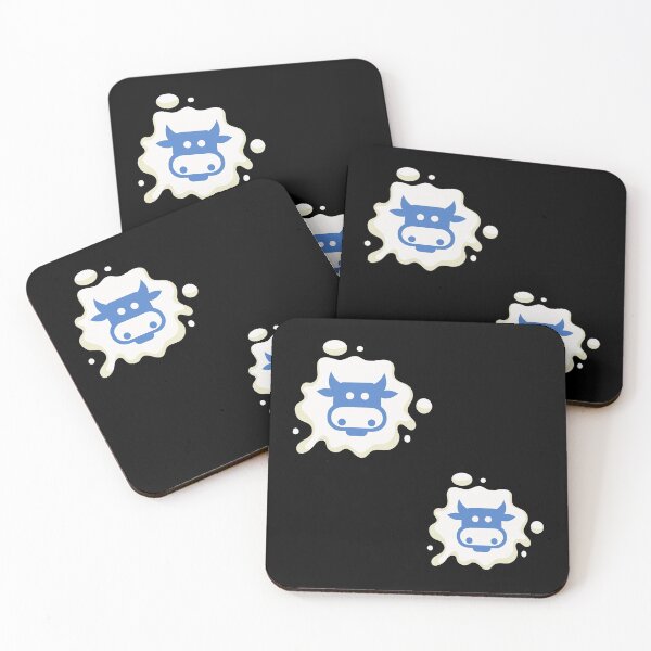 Item preview, Cute Funny Cow Blue Pattern designed and sold by kyds.