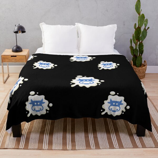 Item preview, Cute Funny Cow Blue Pattern designed and sold by kyds.