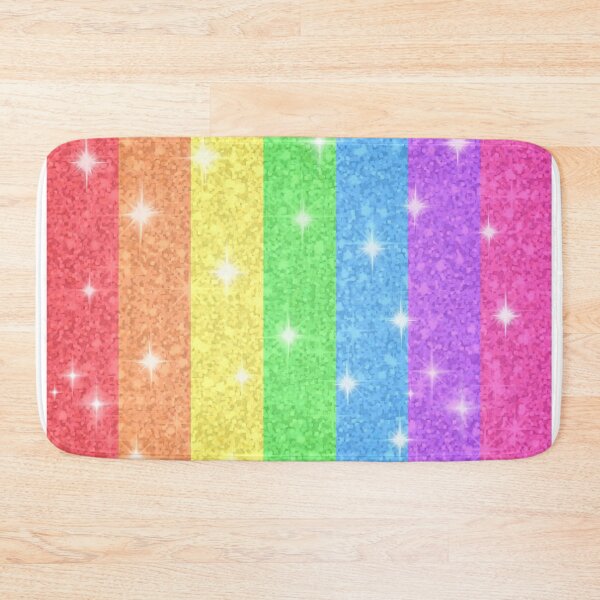 Item preview, Bold JRM Glitter Rainbow Stripes Vertical designed and sold by macey2cute.