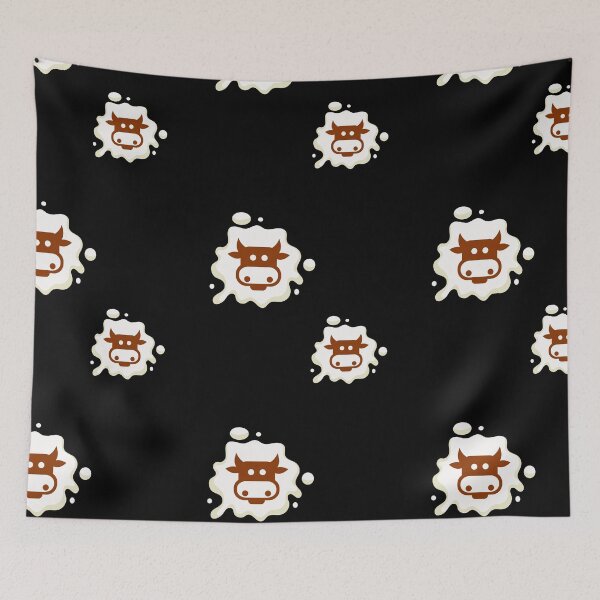 Item preview, Cute Funny Cow Brown Pattern designed and sold by kyds.
