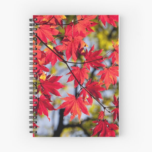 Item preview, Red Autumn Leafs In Fall designed and sold by PriyanDecor.