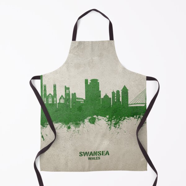 Item preview, Swansea Wales Skyline designed and sold by ArtPrints.