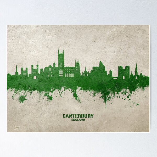 Item preview, Canterbury England Skyline designed and sold by ArtPrints.