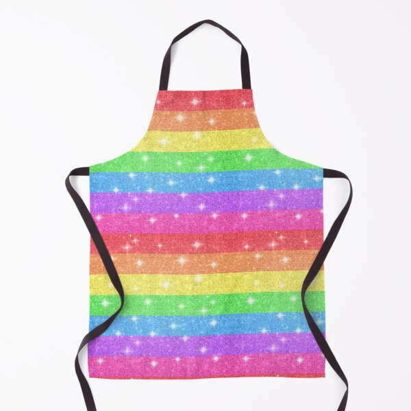 Item preview, Bold JRM Rainbow Glitter Stripes Horizontal designed and sold by macey2cute.