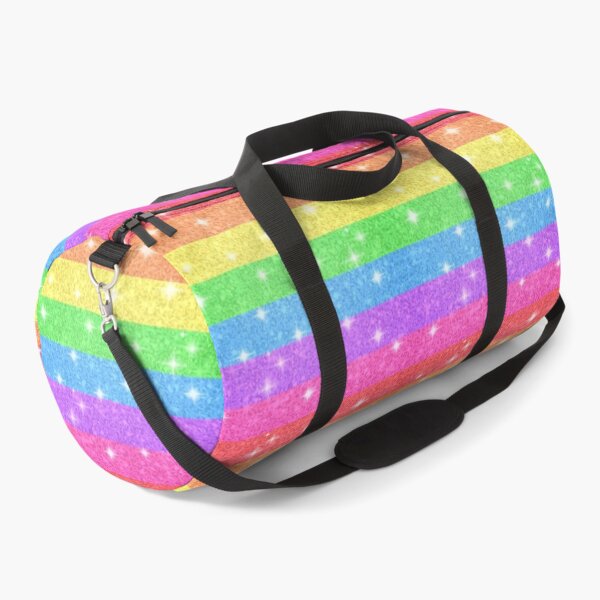Item preview, Bold JRM Rainbow Glitter Stripes Horizontal designed and sold by macey2cute.