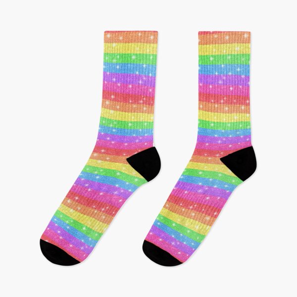 Item preview, Bold JRM Rainbow Glitter Stripes Horizontal designed and sold by macey2cute.