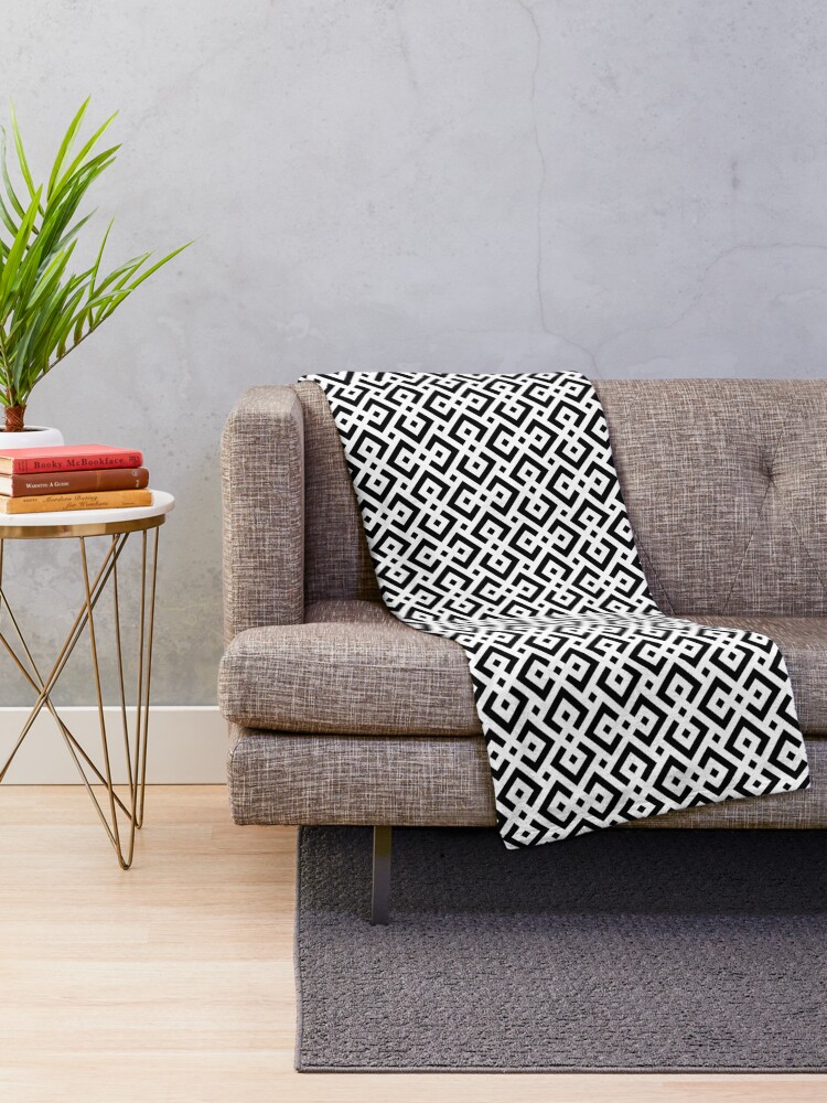 Alternate view of Trendy abstract Throw Blanket