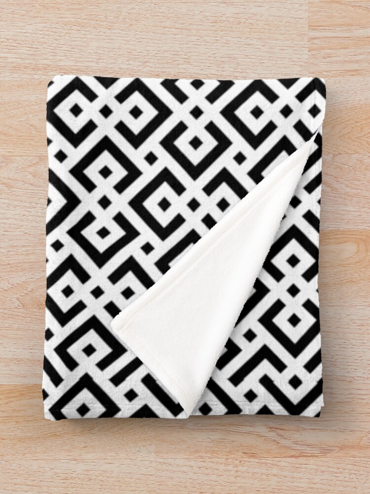 Alternate view of Trendy abstract Throw Blanket