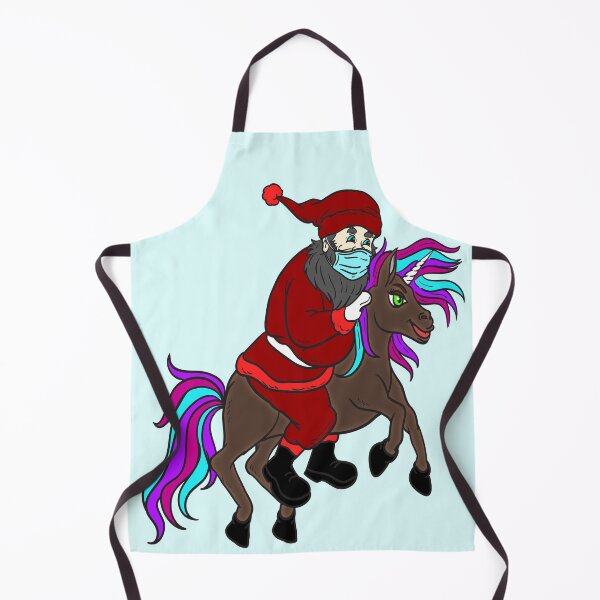 Item preview, Colorful Santa Riding Unicorn designed and sold by aventi24.
