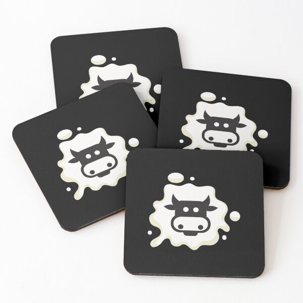 Item preview, Cute Funny Cow Black Pattern designed and sold by kyds.