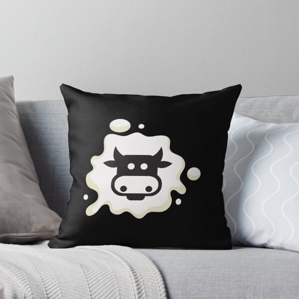 Item preview, Cute Funny Cow Black Pattern designed and sold by kyds.