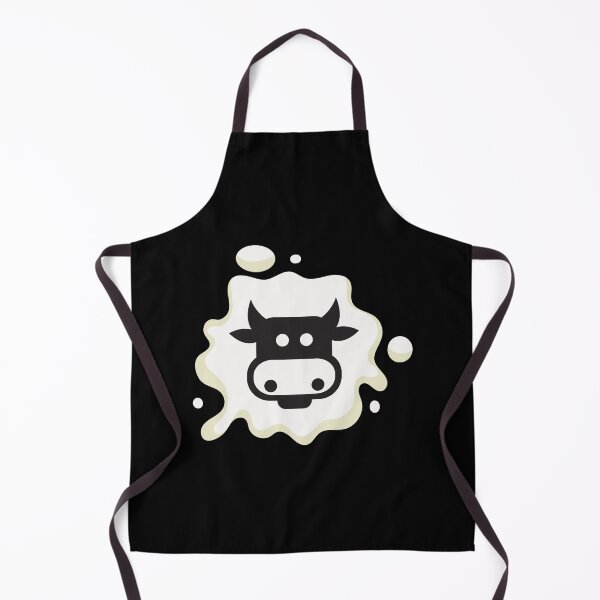Item preview, Cute Funny Cow Black Pattern designed and sold by kyds.