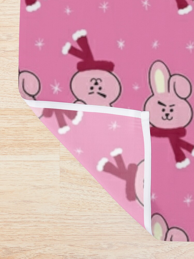 Alternate view of Rabbit Cooky Christmas Pattern Shower Curtain